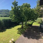 mit schöner Außenanlage