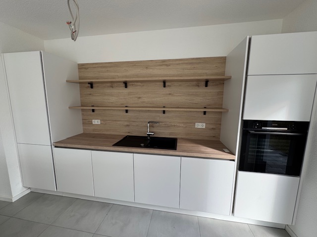 Teilansicht der Einbauküche