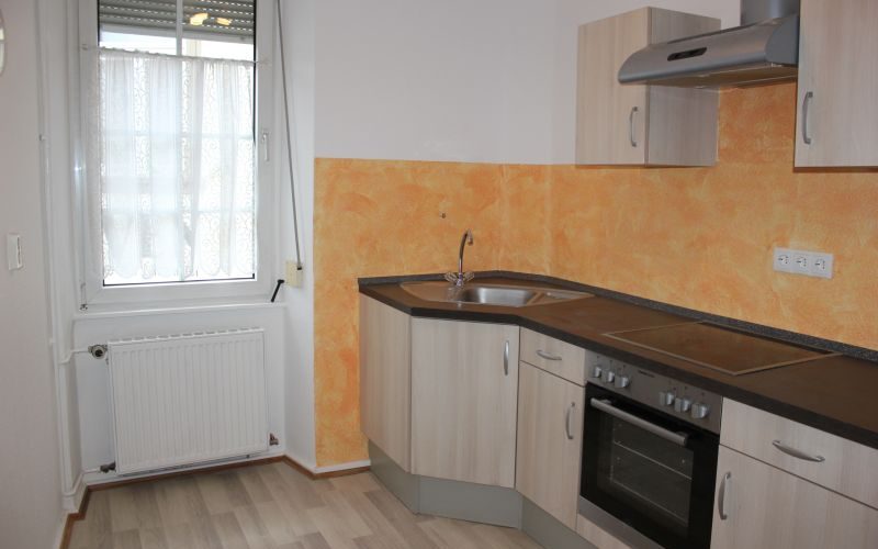 Küche mit Einbauküche