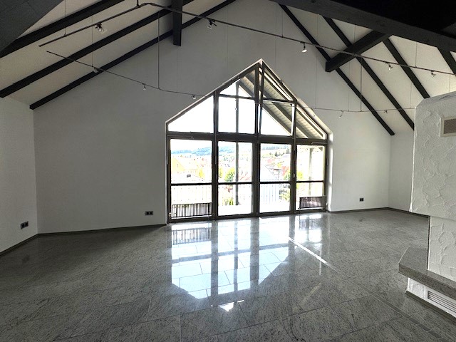 Panoramafenster zum Balkon