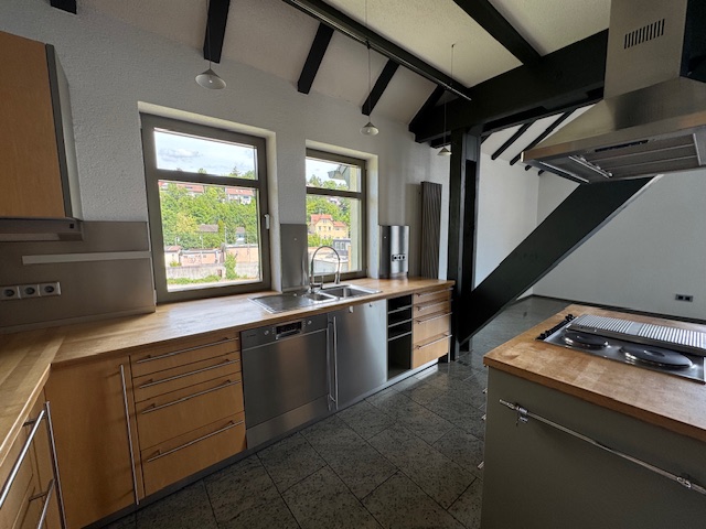 Detailaufnahme von der Einbauküche