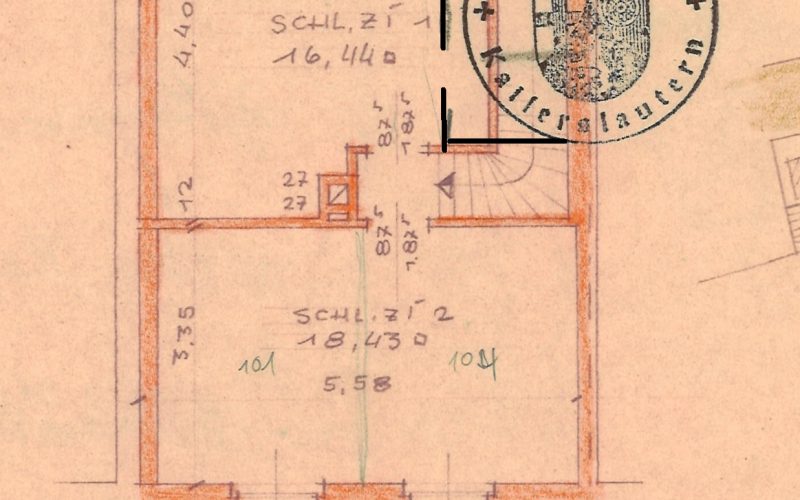 Grundriss Obergeschoss