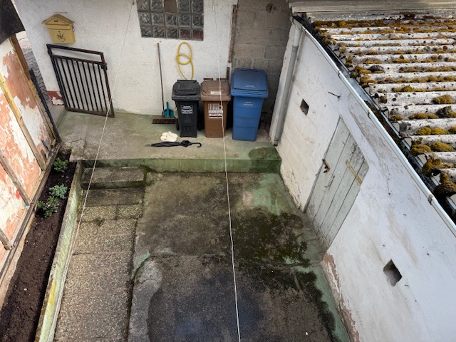 Blick vom OG in den Hof