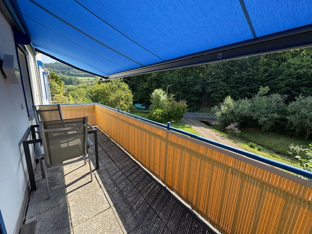 Ihr Balkon vor der Küche