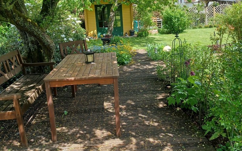 Ausschnitt vom Garten