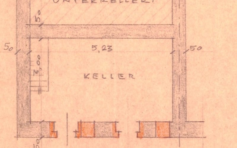 Grundriss Keller