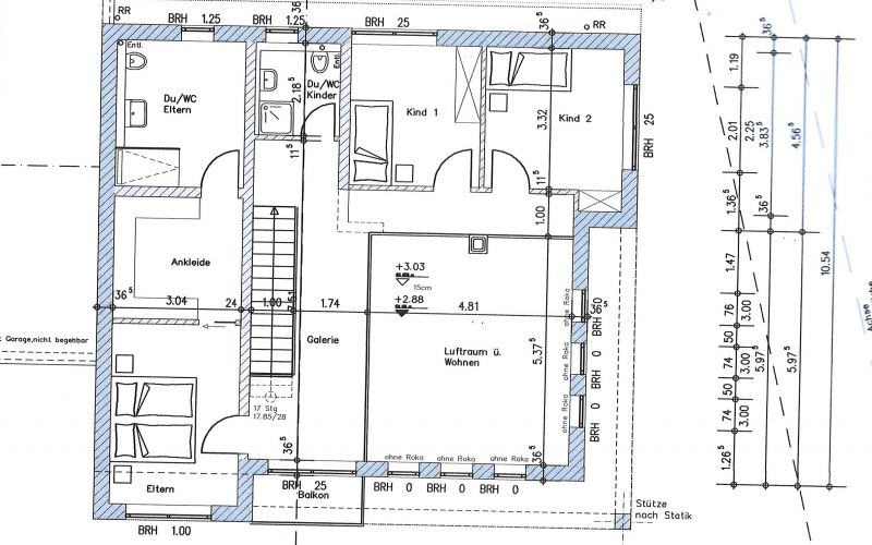 Grundriss Dachgeschoss