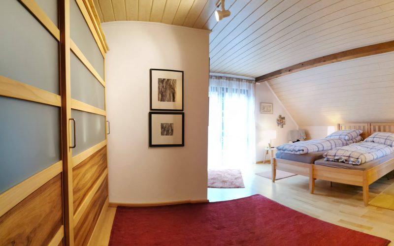 Schlafzimmer im Dachgeschoss
