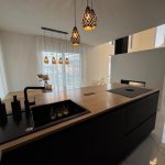 Detailaufnahme der Einbauküche