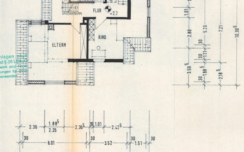 Grundriss Dachgeschoss