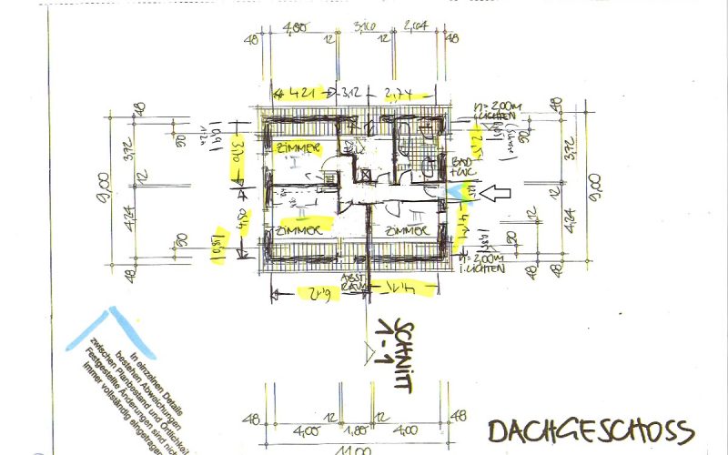 Grundriss Dachgeschoss
