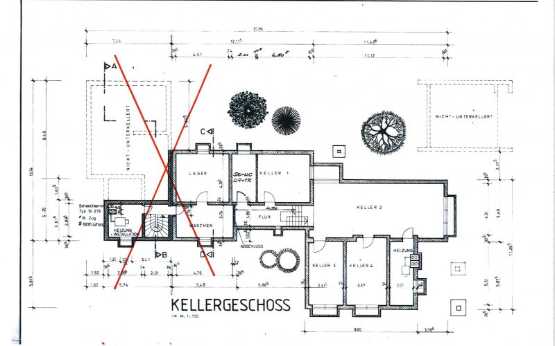 Grundriss Kellergechooss 