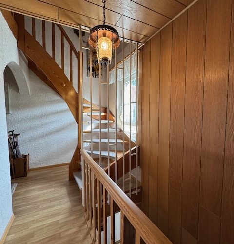 Treppenhaus, hier im Detail vom Obergeschoss