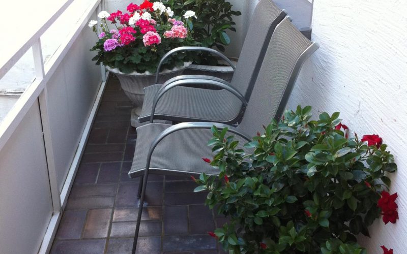 Ihr Balkon im Dachgeschoss